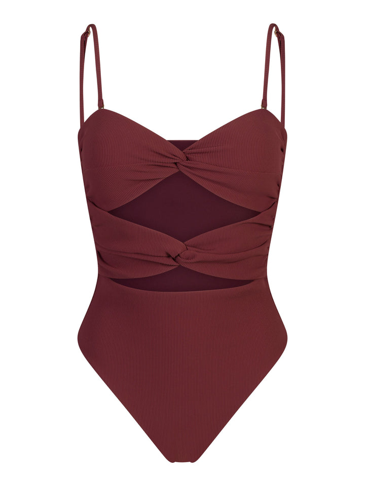 Rosette One-Piece- Rosewood Rib