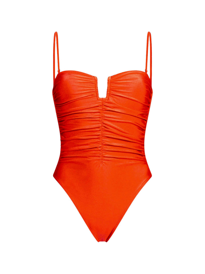 Adele One Piece- Orange-Red