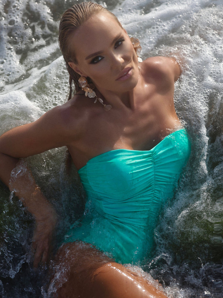  Naia Sculpting One-Piece in Gold 