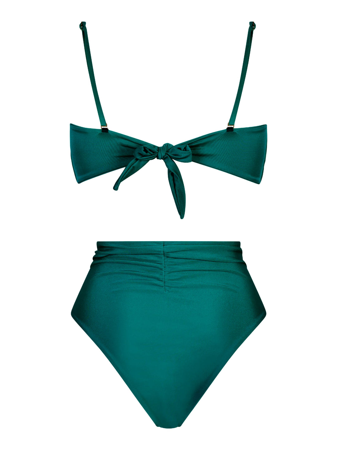 Adele High Waist Bikini- Teal