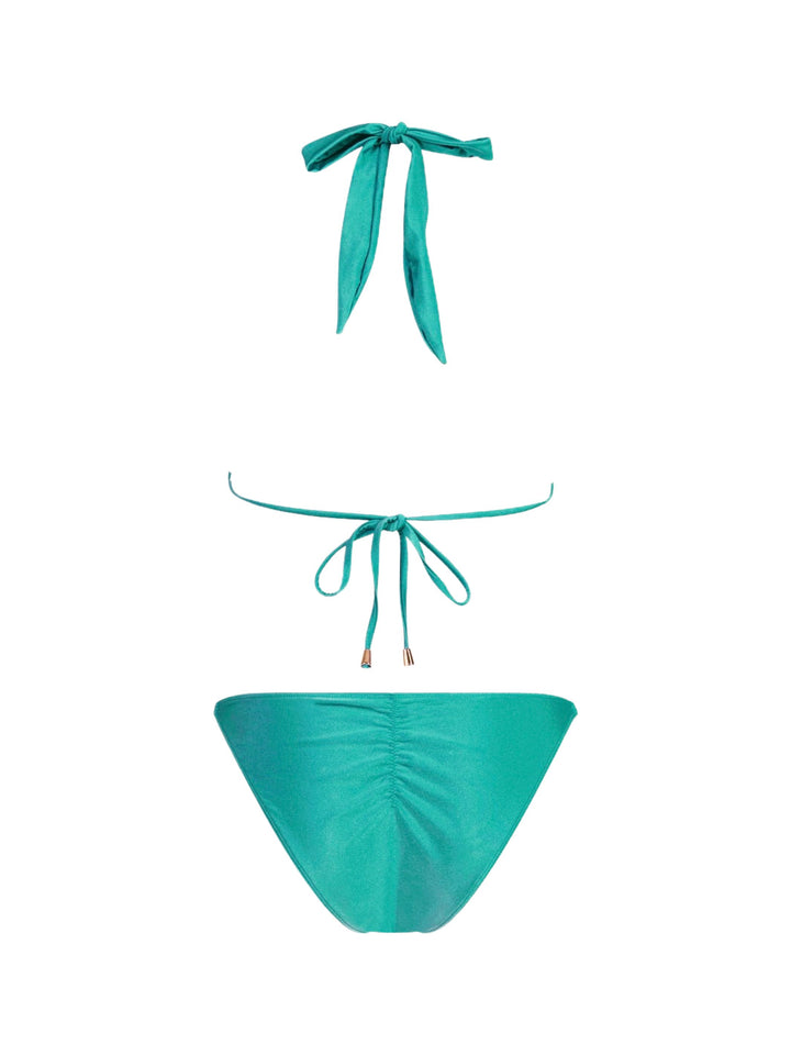 Emerald Green Bikini With Chains