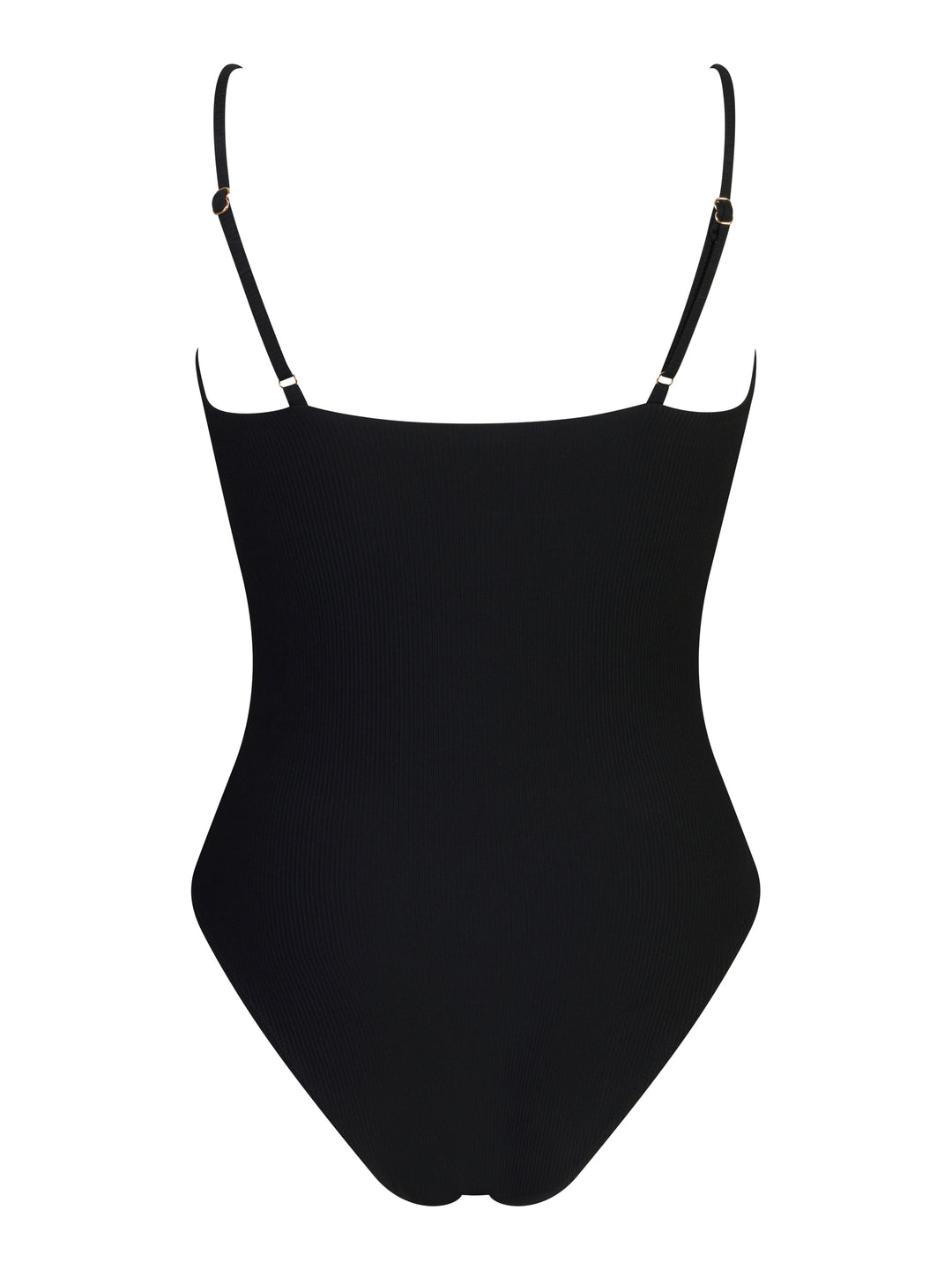 Underwire One Piece- Black Rib