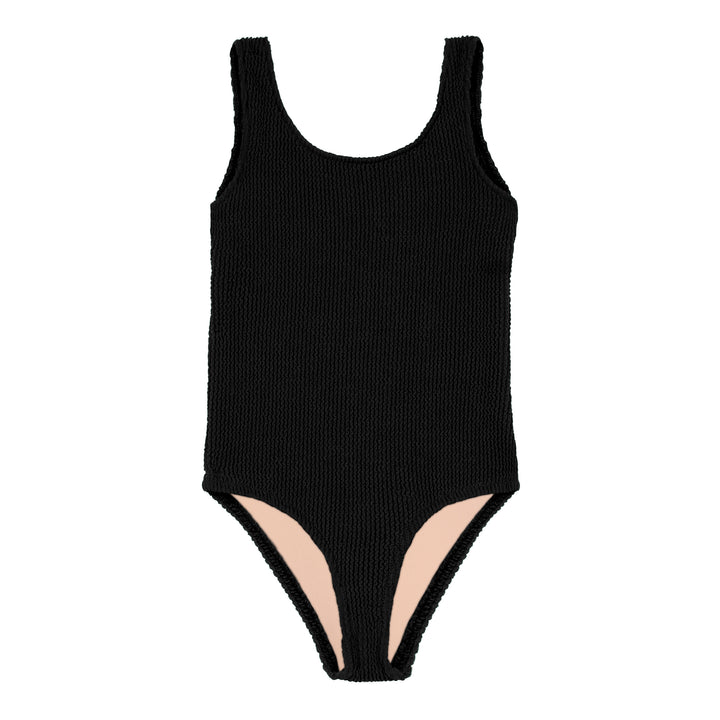 Mini Rio- One Piece Black Crinkle