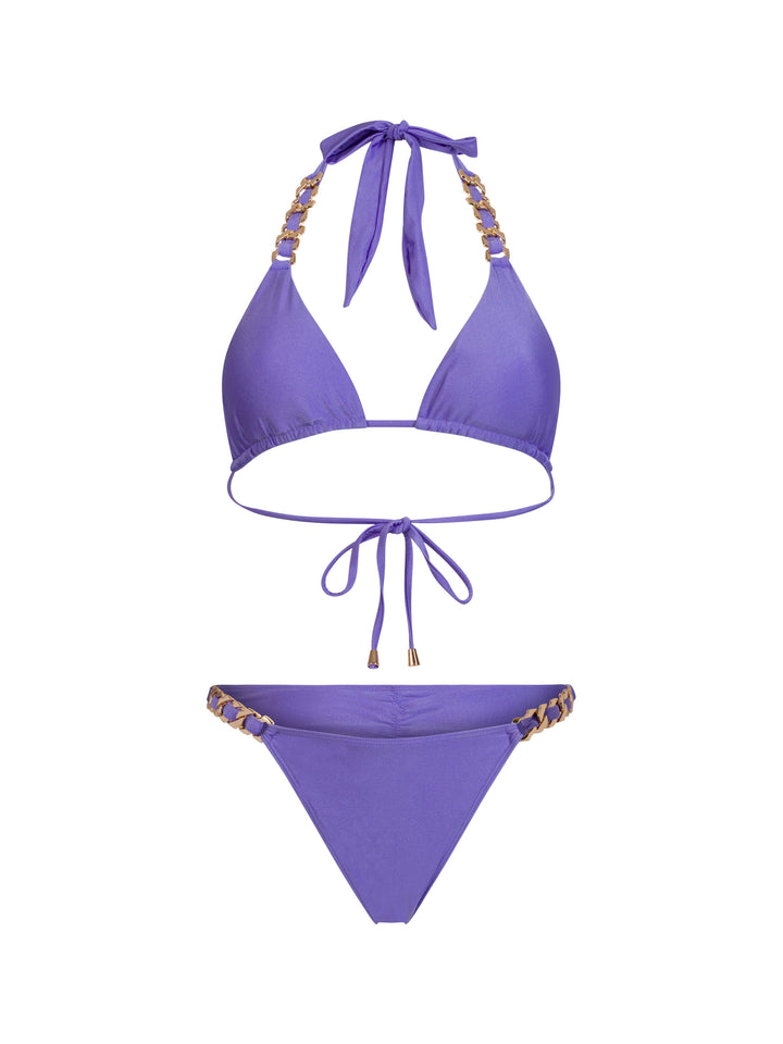 Lavender Bikini With Chains