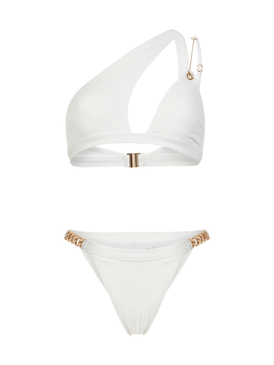 Seychelle Bikini -White Rib